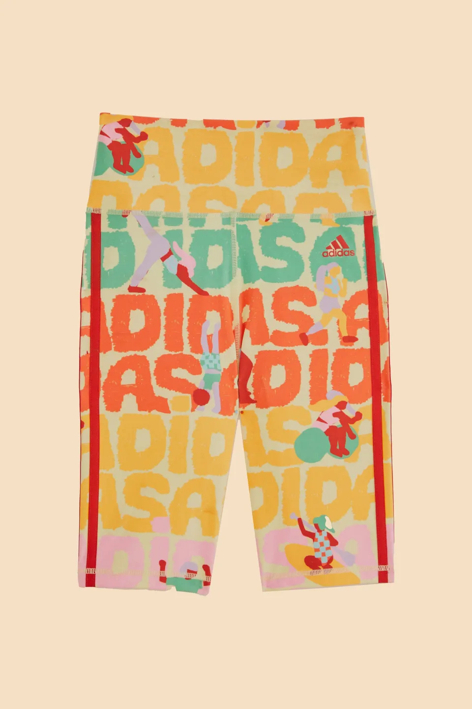 FARM Rio Adidas Farm Bike Short Pearl Citrine New