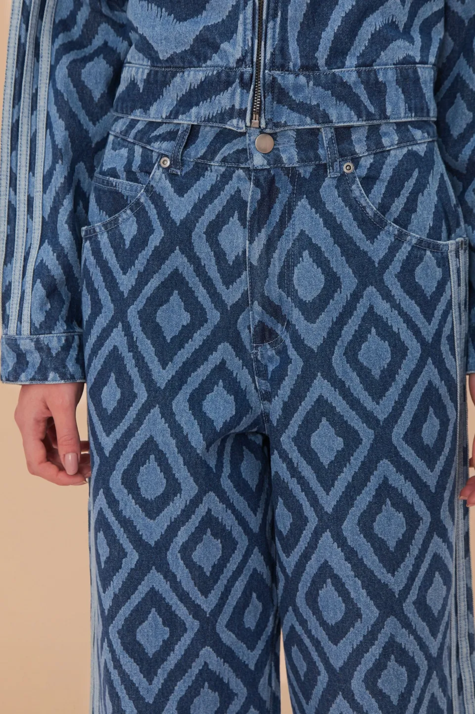 FARM Rio Adidas Denim Pants Hot