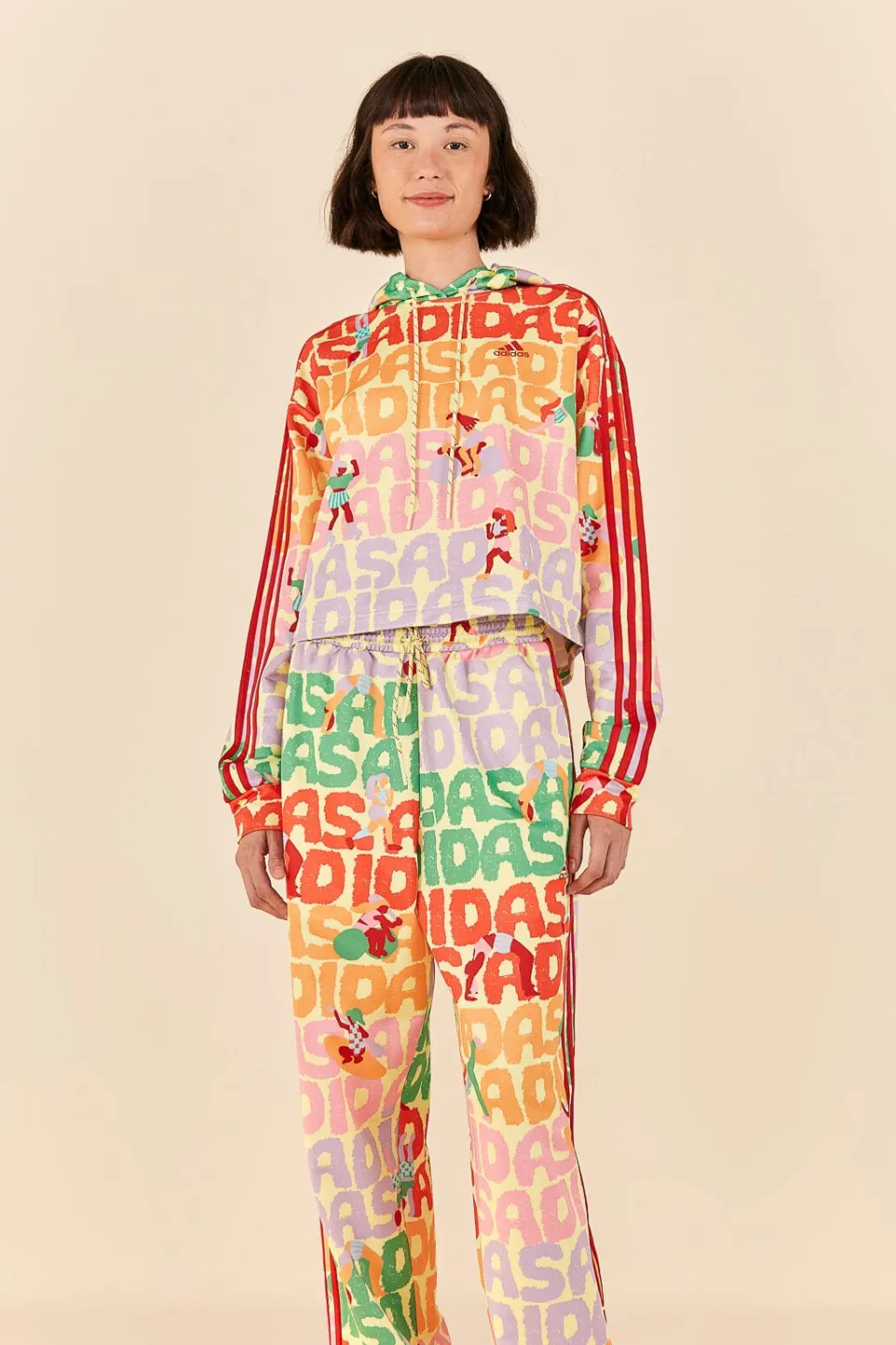 FARM Rio Adidas Farm Trackpants Pearl Citrine Discount