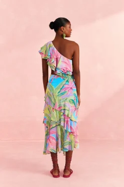 FARM Rio Beach Vibe Layered Skirt Discount