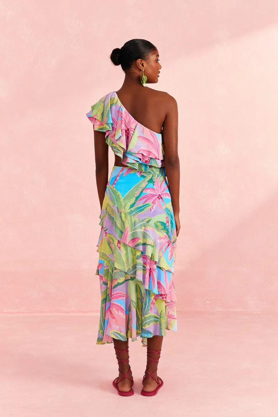 FARM Rio Beach Vibe Layered Skirt Discount