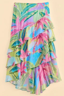 FARM Rio Beach Vibe Layered Skirt Discount
