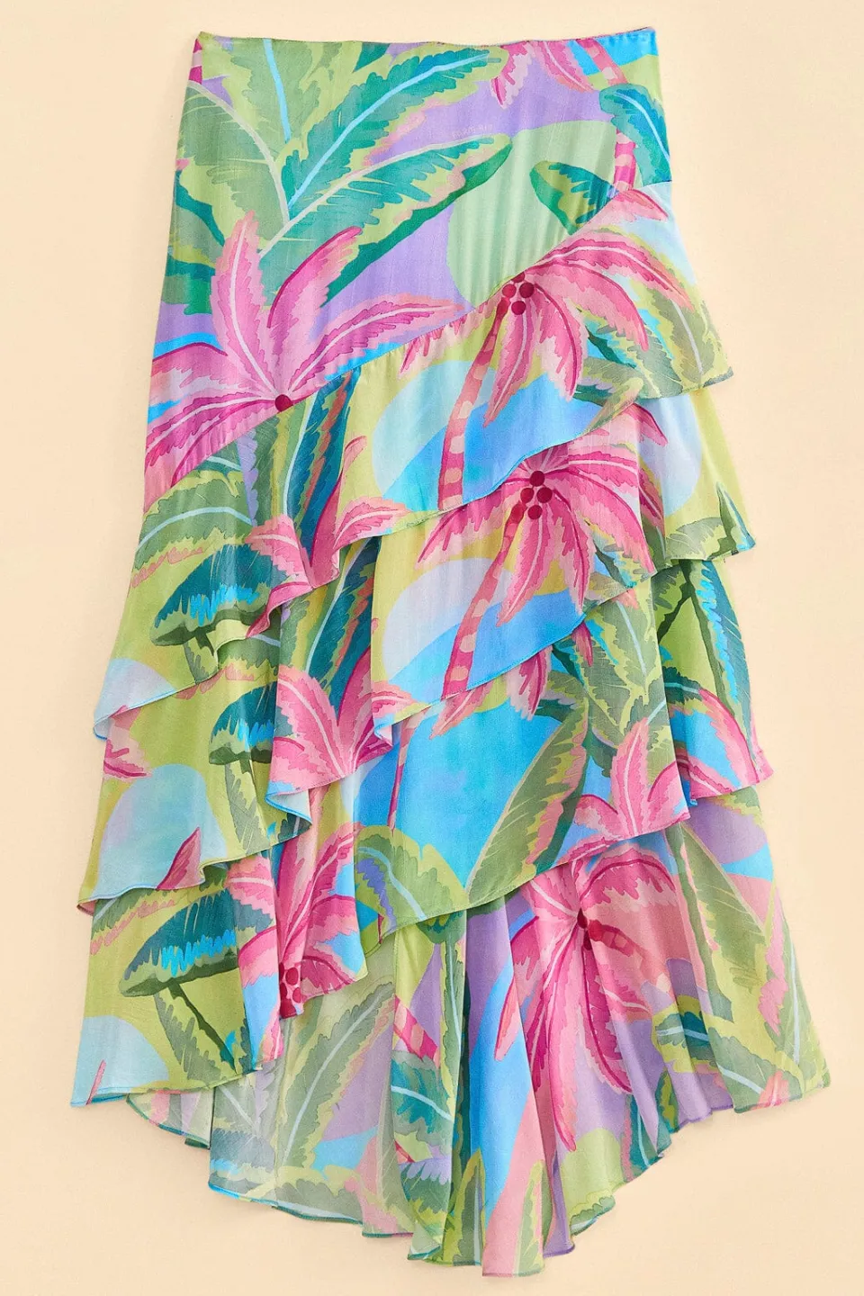 FARM Rio Beach Vibe Layered Skirt Discount