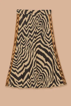 FARM Rio Beige Adidas Maxi Skirt Clearance