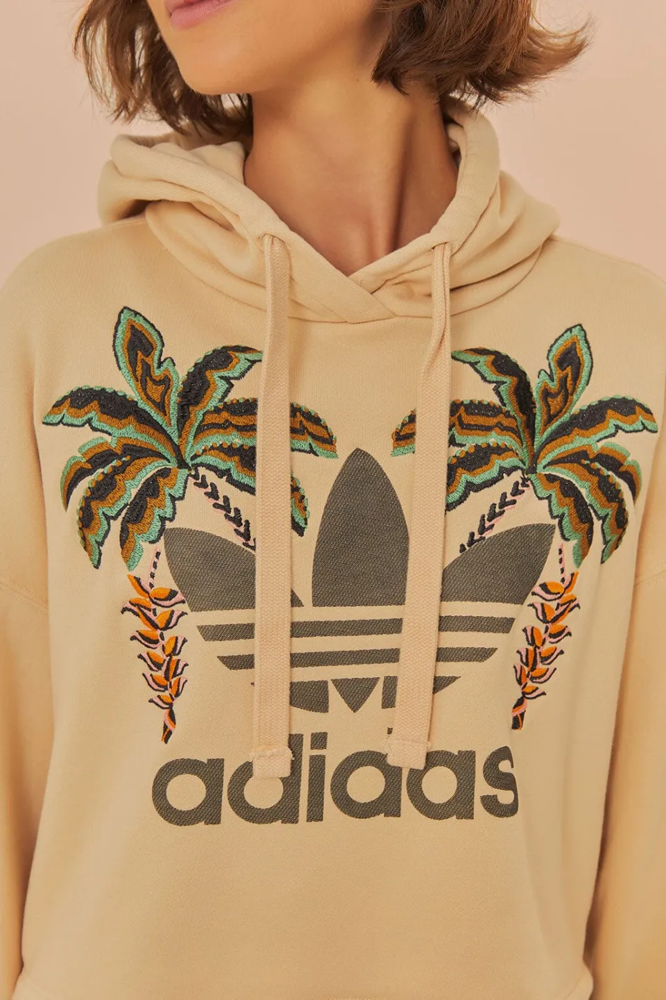 FARM Rio Beige Adidas Sweatshirt Best