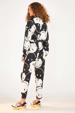 FARM Rio Black & White Smiley® Jumpsuit Best