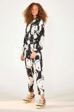 FARM Rio Black & White Smiley® Jumpsuit Best