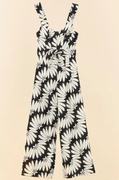 FARM Rio Black Copacabana Jumpsuit Sale