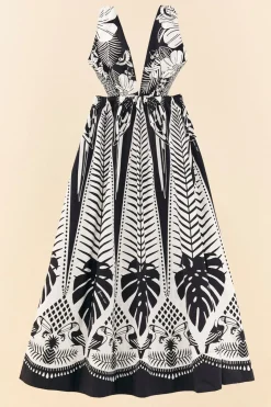 FARM Rio Black Macaw Elegance Maxi Dress Sale