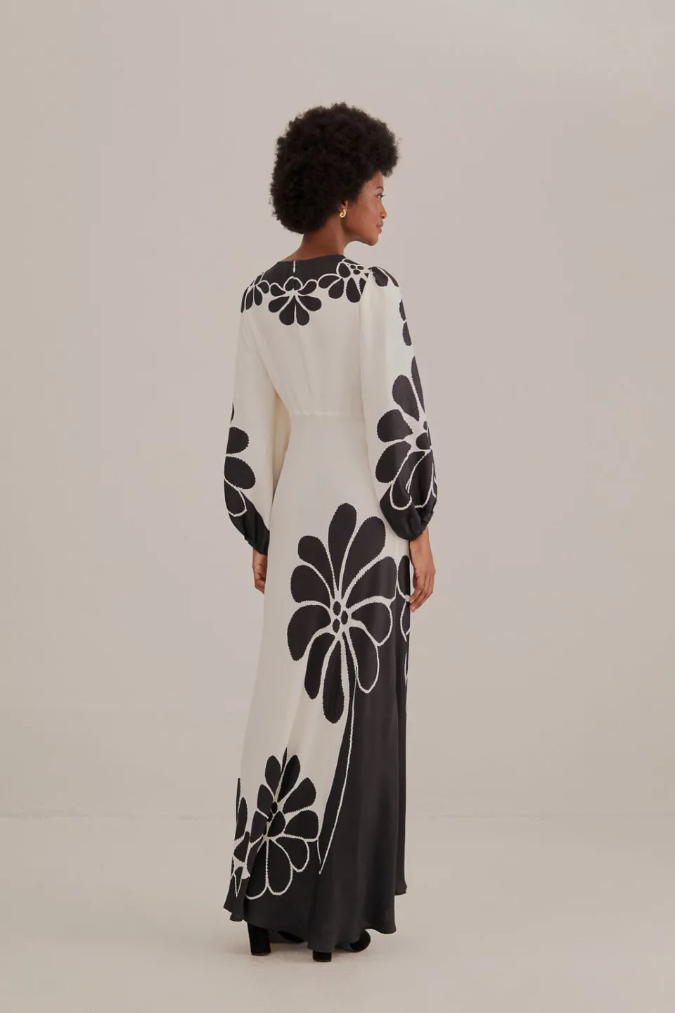 FARM Rio Black Palermo Cut Out Lenzing™ Ecovero™ Viscose Maxi Dress Sale