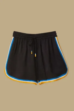 FARM Rio Black With Stripes Shorts Sale