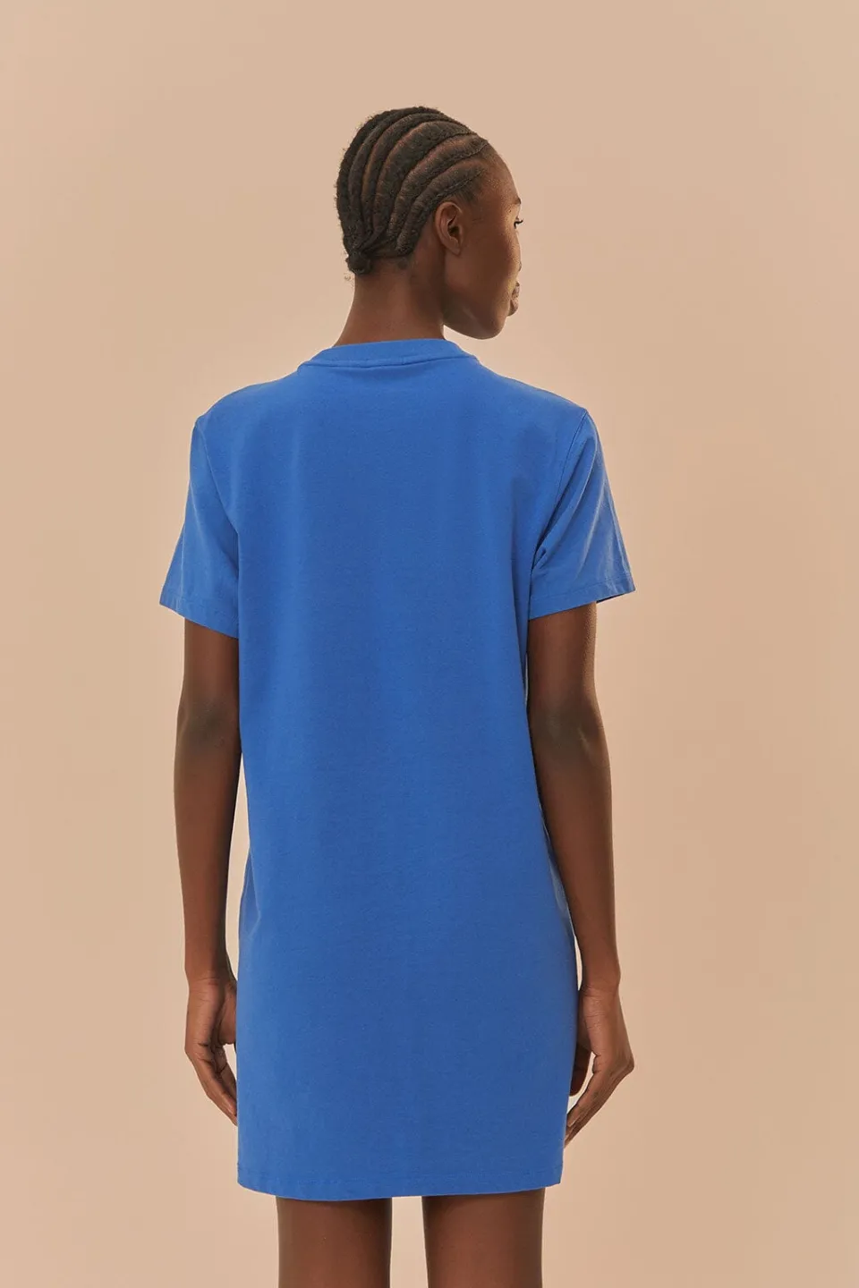FARM Rio Blue Adidas T-Shirt Dress Clearance