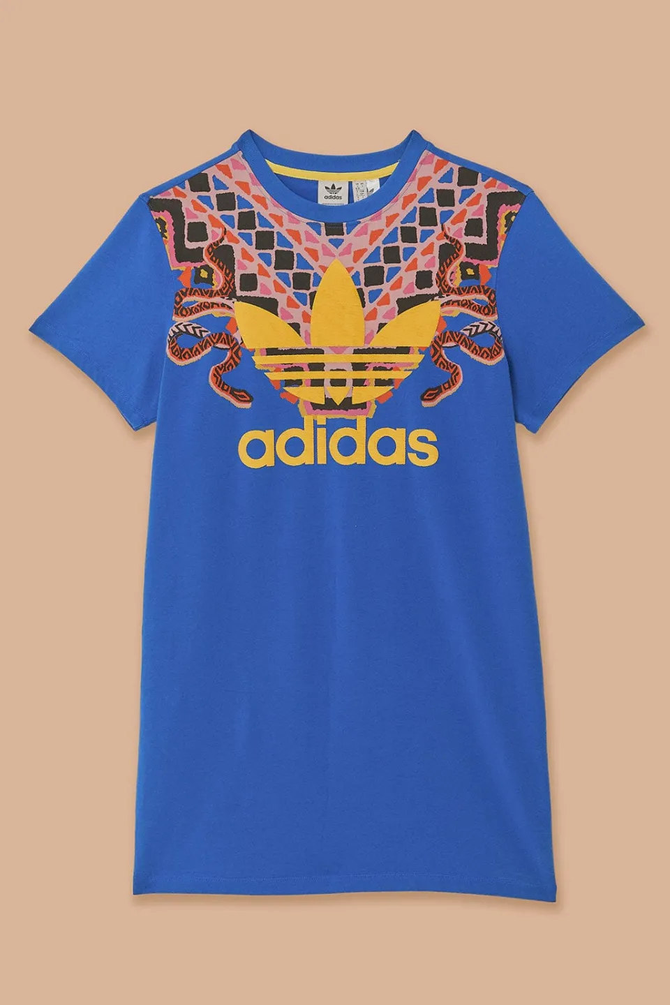 FARM Rio Blue Adidas T-Shirt Dress Clearance