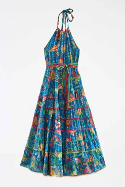 FARM Rio Blue Ocean Stories Maxi Dress Clearance