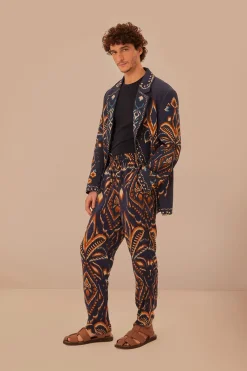 FARM Rio Blue Pineapple Ikat Pants Discount