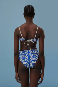 FARM Rio Blue Tile Dream Bikini Top Discount