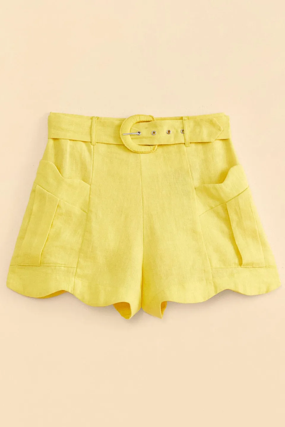 FARM Rio Bright Yellow Shorts Hot
