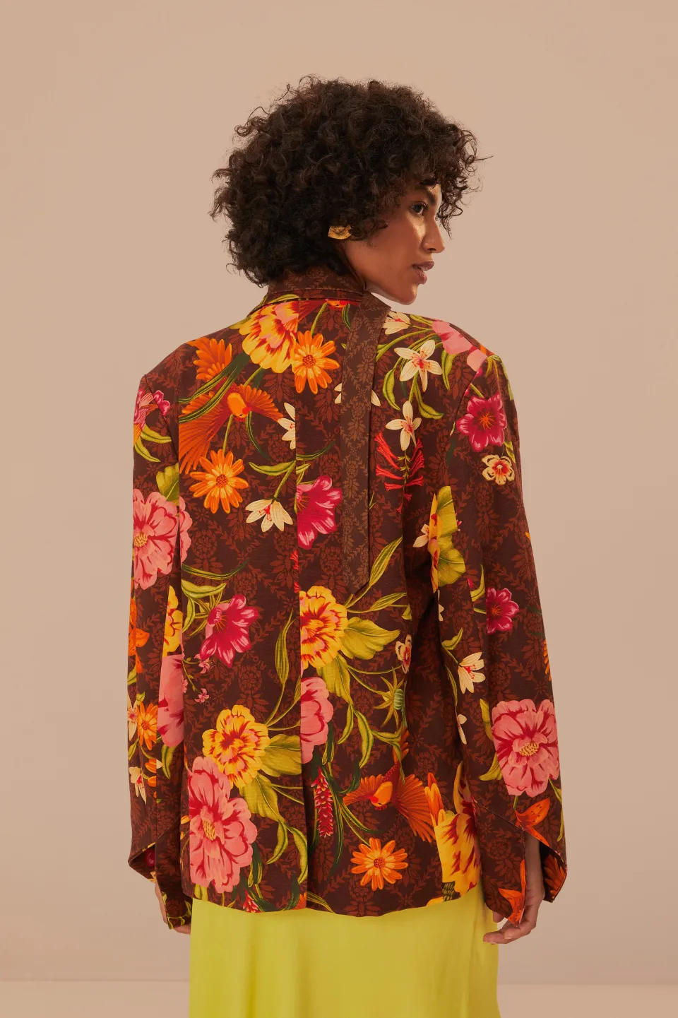 FARM Rio Brown Charming Garden Blazer Sale