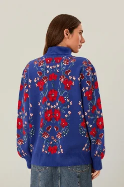 FARM Rio Butterflower Knit Sweater Online
