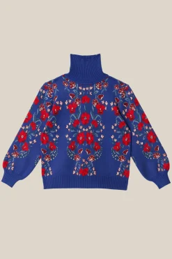 FARM Rio Butterflower Knit Sweater Online