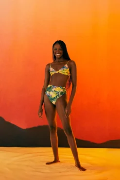 FARM Rio CAIPIRINHA HIGH WAIST BIKINI BOTTOM Hot