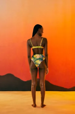 FARM Rio CAIPIRINHA HIGH WAIST BIKINI BOTTOM Hot