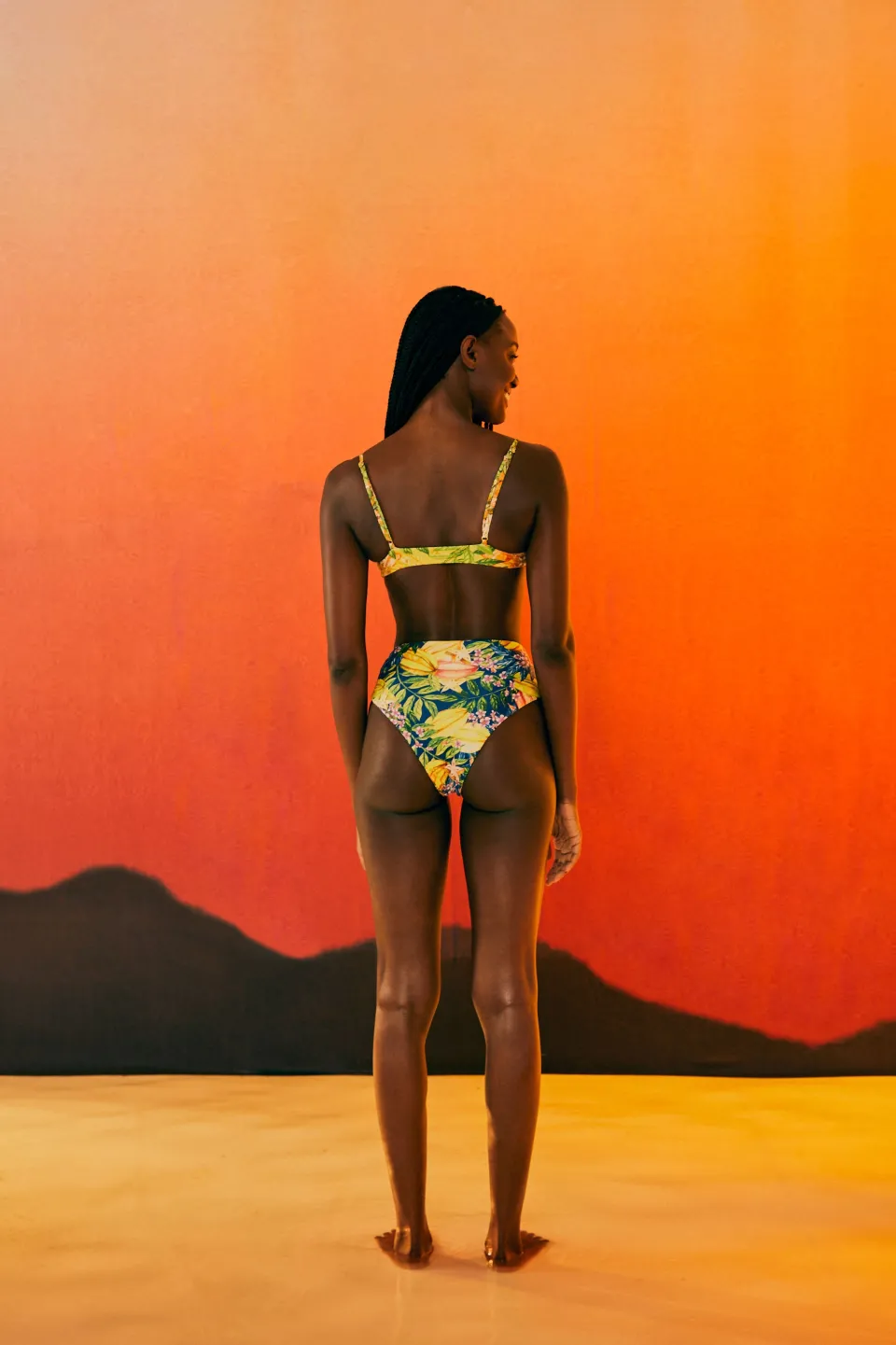 FARM Rio CAIPIRINHA HIGH WAIST BIKINI BOTTOM Hot