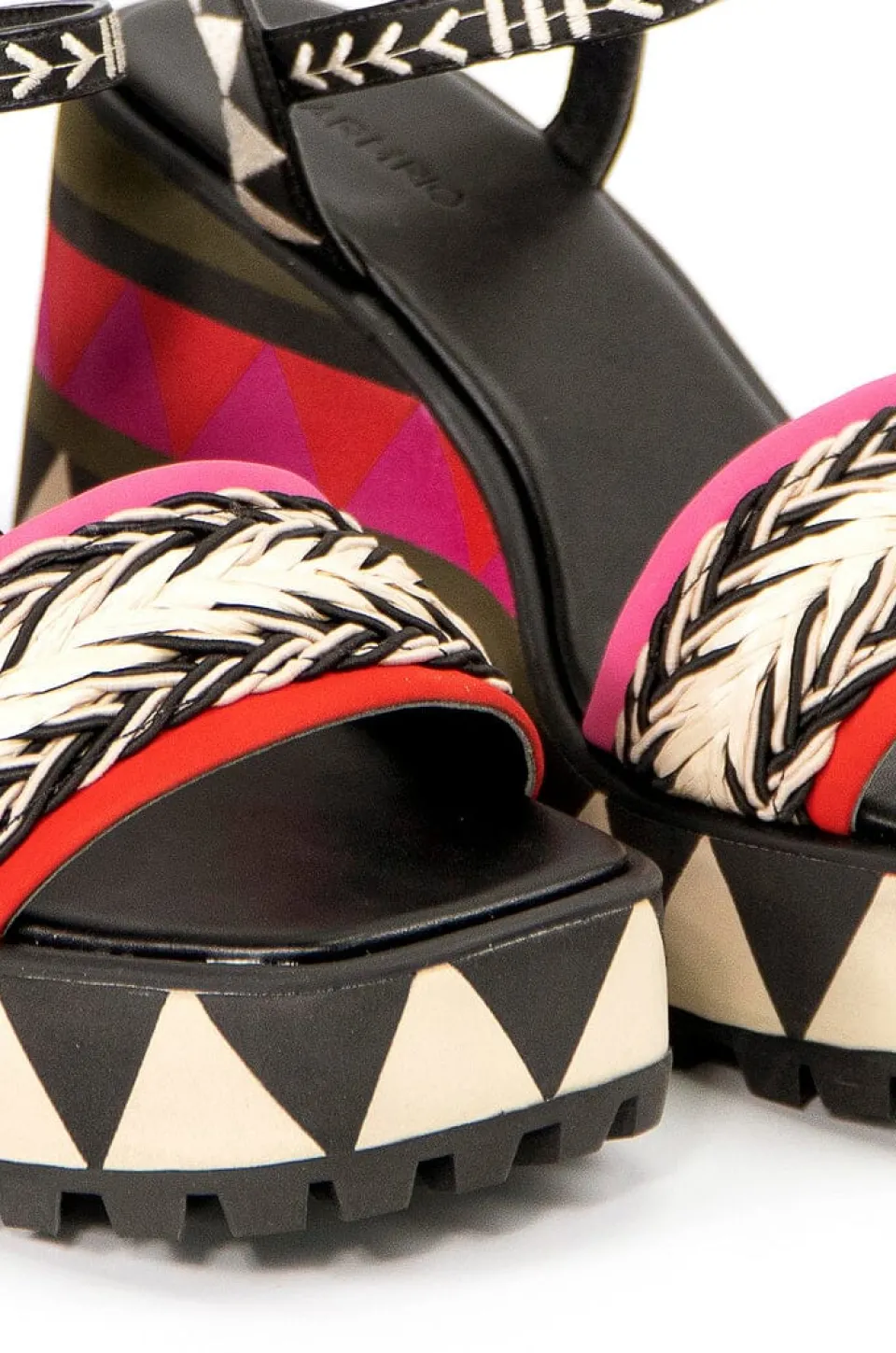 FARM Rio Colorful Graphic Platform Sandal