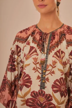 FARM Rio Cream Riad Blouse Hot