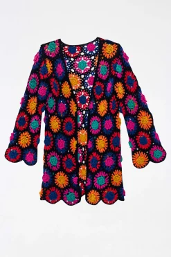 FARM Rio Crochet Cardigan | Flowers Pattern Sale