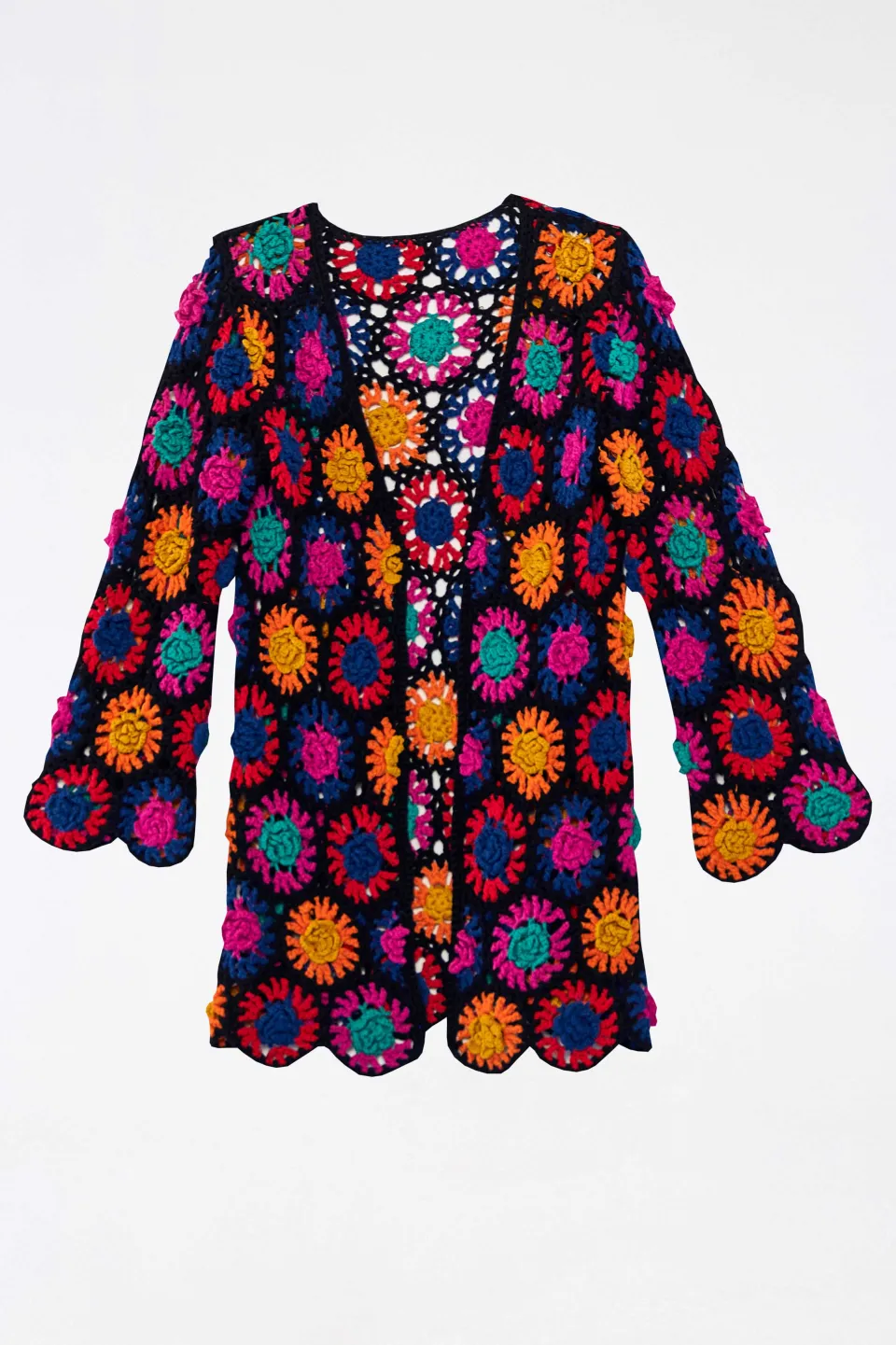 FARM Rio Crochet Cardigan | Flowers Pattern Sale