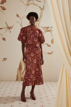 FARM Rio Gigi Tapestry Guipure Blouse Best