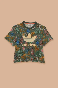 FARM Rio Green Adidas T-Shirt New