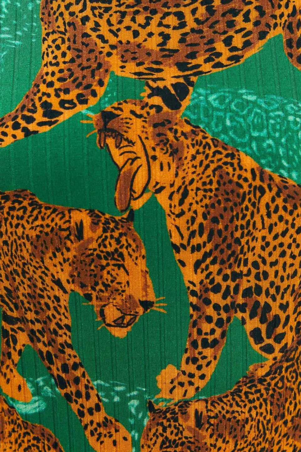 FARM Rio Green Artsy Leopards Organic Cotton Bodysuit Best