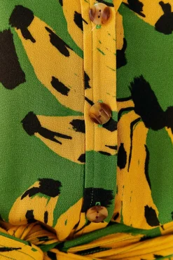 FARM Rio Green Bossa Banana Jumpsuit Sale