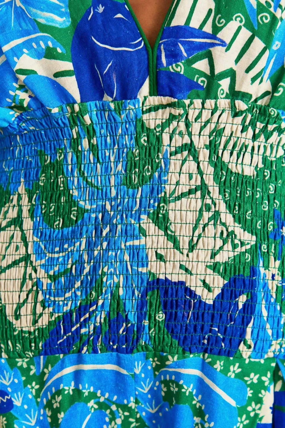 FARM Rio Green Jungle Panther Jumpsuit Hot