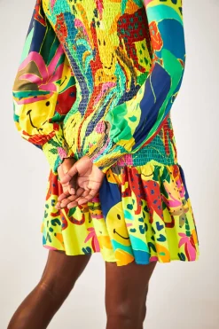 FARM Rio Leopards Jungle Smiley® Mini Dress Best