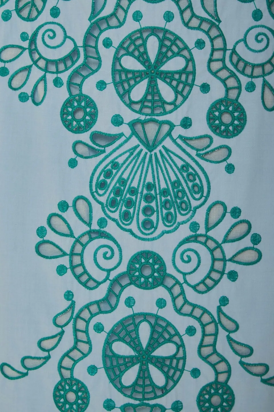 FARM Rio Light Blue And Green Graphic Richelieu Midi Skirt Hot