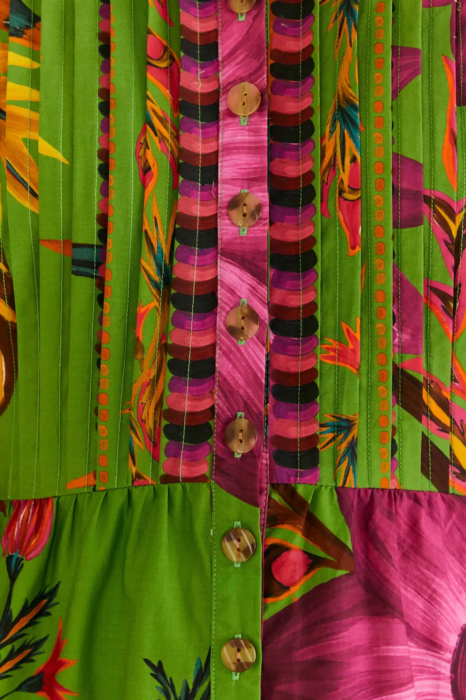 FARM Rio Maxi Flowers Organic Cotton Maxi Dress Outlet