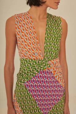 FARM Rio Mixed Cashew Knot Maxi Dress Sale