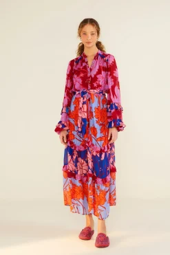 FARM Rio Mixed Living Nature Maxi Dress Online