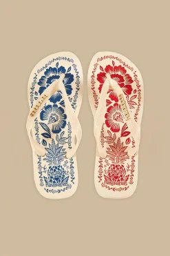 FARM Rio Mixed Pineapple Garden Havaianas Sandals Hot
