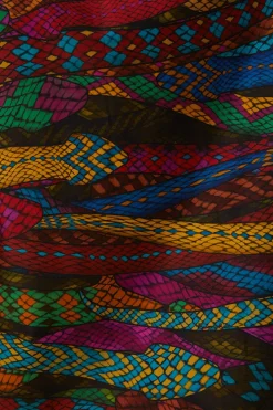 FARM Rio Multicolor Mirage Midi Skirt Sale