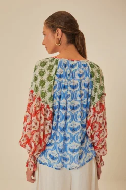 FARM Rio Multicolor Summer Mix Blouse Sale