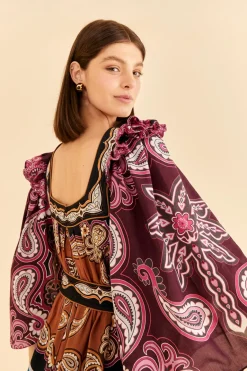 FARM Rio Multicolor Sweet Mermaids Midi Dress Clearance
