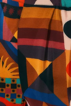 FARM Rio Multicolor Tropical Shapes Pants Discount