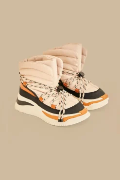 FARM Rio Off White Matelasse Puffy Boot Discount