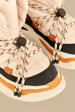 FARM Rio Off White Matelasse Puffy Boot Discount