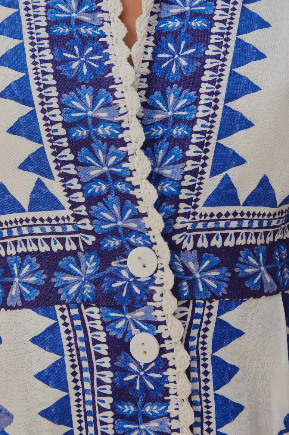 FARM Rio Off-White Flora Tapestry Lenzing™ Ecovero™ Euroflax™ Maxi Dress Clearance