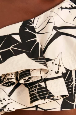 FARM Rio Off-White Graphic Leaves Organic Cotton Top Sale